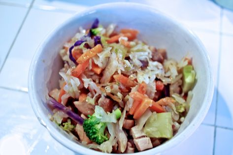 Terriyaki 11 Teryaki Chicken Bowl, Terriyaki Chicken Bowl, Teriyaki Chicken Bowl Recipe, Chicken Coleslaw, Teriyaki Chicken Bowl, Macaroni Salads, Chicken Bowl Recipe, Teriyaki Bowl, Healthy Lunches For Work