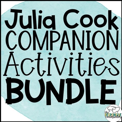 Julia Cook Book Companion Activities and Lessons - Shop The Responsive Counselor Julia Cook Activities, The Smart Cookie, The Good Egg, Social Skills Videos, Positive Communication, Bad Seed, Behavior Interventions, Classroom Behavior Management, School Social Work