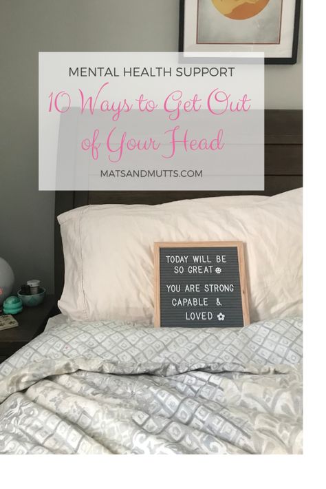 10 Ways to Get Out of Your Head. No matter what your triggers are - mental health concerns, social media comparisons, indecision, doubt - we all get caught up in our heads. Check out these 10 ways to bring more calm and acceptance into your days! Ways To Be Happy, Be Happy Again, Get Out Of Your Head, Bad Thoughts, Gentle Yoga, Hip Openers, Happy Again, Mental Health Support, I Am Strong