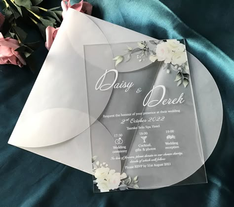 Amazon Wedding, Acrylic Wedding Invitation, Acrylic Invitation, Custom Baby Shower Invitations, Quinceanera Invitation, Acrylic Wedding Invitations, Acrylic Invitations, Flower Wedding Invitation, Wedding Invitation Envelopes