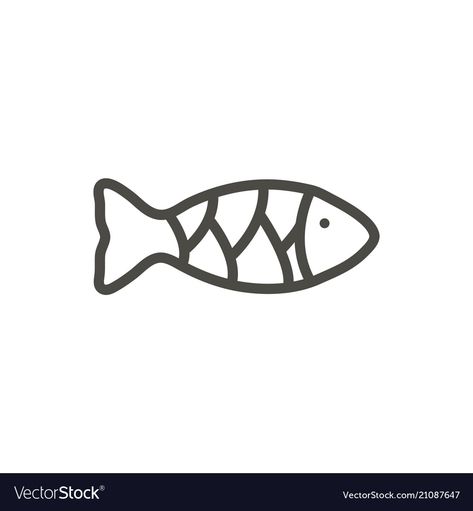 Fishing Symbol, Fish Outline, Fish Icon, Graphic Background, Church Graphics, Fish Drawings, Abstract Illustration, Single Image, Adobe Illustrator