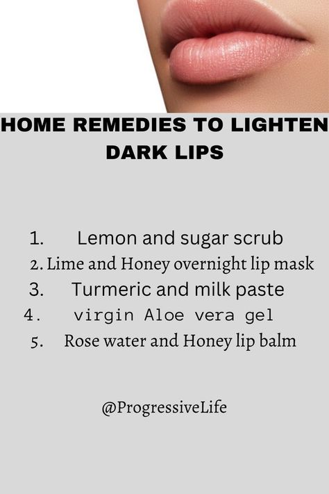 beauty-tips October Nail Ideas, Remedies For Dark Lips, Lighten Dark Lips, For Dark Lips, Natural Pink Lips, Lip Lightening, Natural Remedies For Migraines, Book Cover Diy, Dry Skin Remedies