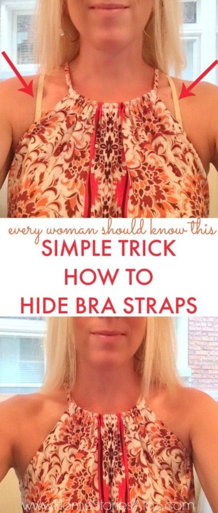 How to easily hide your bra straps Bh Hacks, Hide Bra Straps, Mode Tips, Bra Hacks, Simple Life Hacks, Clothing Hacks, Bra Straps, Simple Tricks, Strapless Bra