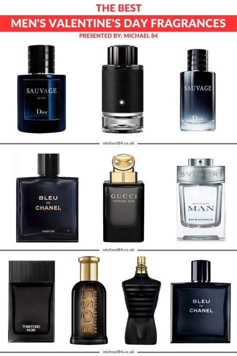 all the best valentines day fragrances for men Best Male Perfumes, Scent Collection, Attract Girls, Seductive Perfume, Best Mens Cologne, Colognes For Men, Best Perfume For Men, Men Cologne, Best Fragrance For Men