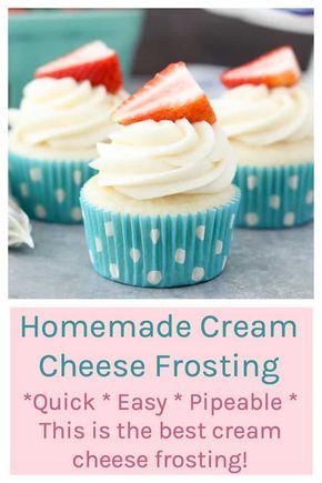 This Cream Cheese Frosting recipe is quick and easy and it’s the perfect cupcake frosting because it holds its shape nicely for piping. You need to try this, it's the BEST Cream Cheese Frosting! This cream cheese frosting recipe can be made for either 12 or 24 cupcakes, or a 2 layer cake. ~ Beyond Frosting Best Pipable Cream Cheese Frosting, Best Pipeable Cream Cheese Frosting, Preppy Kitchen Cream Cheese Frosting, Decorating With Cream Cheese Frosting, Cream Cheese Icing For Cake Decorating, Can You Color Cream Cheese Frosting, Philadelphia Cream Cheese Frosting, Team Cheese Frosting, Best Cream Cheese Frosting For Piping