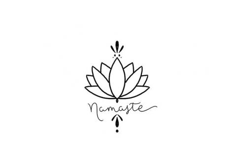 Lotus Namaste Tattoo, Namaste Tattoo Symbol, Namaste Tattoo Ideas, Lotus Symbol Tattoo, Namaste Tattoo, Namaste Art, Lotus Symbol, Yoga Tattoos, Yoga Symbols