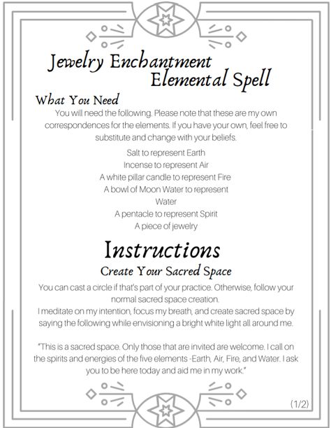 Enchanted Ring, Enchanting Jewelry, The Five Elements, Enchanted Jewelry, Witch Tips, Wiccan Magic, The Cauldron, Spell Work, Grimoire Book