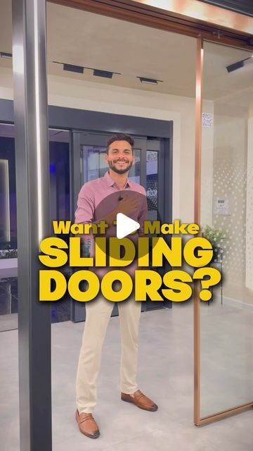 Kitchen Sliding Doors, Folding Doors Interior, Diy Sliding Door, Interior Design Videos, Slider Door, Balcony Grill Design, House Interior Design Styles, Sliding Door Design, Home Door Design