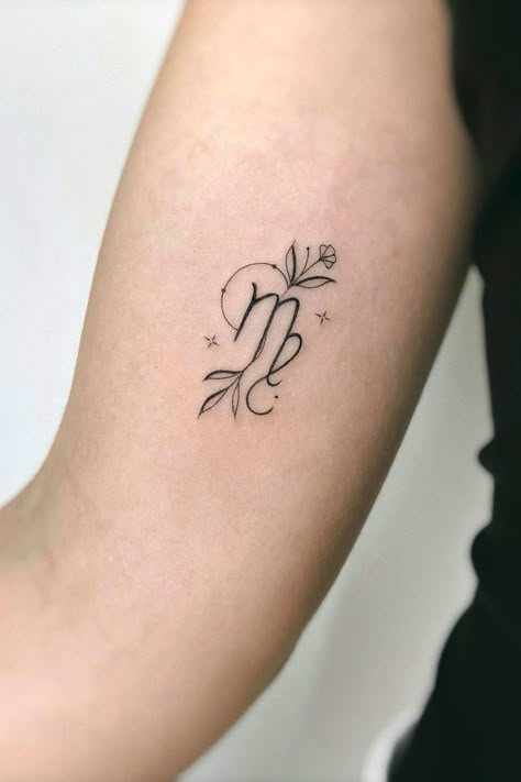 Top 19 Virgo Tattoo Design Ideas Leo Zodiac Tattoos For Women Unique, Tattoo Virgo, Scorpio Zodiac Tattoos, Virgo Tattoo Designs, Astrology Tattoo, Horoscope Tattoos, Sign Tattoo, Scorpio Tattoo, Virgo Tattoo