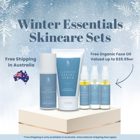 As winter ends, it's the perfect time to focus on nurturing your skin. Our Winter Essentials Skincare Set is here to help you transition your self-care routine with love and attention before the season changes. Our set includes: Intensive Face Nourishment (50ml): Packed with vitamins and minerals, perfect for deep healing and nourishment. Cleansing Facial Scrub (100ml): Gently exfoliates, leaving your complexion refreshed and smooth. Organic Face Oil (25ml): Choose from Hydrating Face Oil... Winter Vitamins, Holiday Ads, Holiday Skincare, Winter Skincare, Marketing Inspiration, Deep Healing, Facial Scrub, Winter Skin Care, Winter Skin