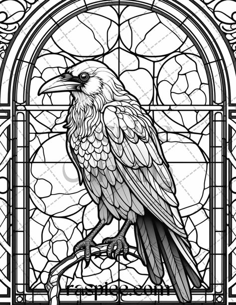 Perfect for a Halloween activity

Download and print these 70 unique stained glass coloring pages featuring spooky Halloween images. Great for adults to color and relax.

#halloween #spooky #stainedglass #coloring Intricate Coloring Pages For Adults, Stained Glass Crow Pattern, Stained Glass Colouring Pages, Bat Stained Glass Patterns, Spooky Coloring Pages For Adults, Glass Painting Templates, Free Coloring Pages Printables Adults, Colouring Pages For Adults Printable Free, Witch Coloring Pages For Adults