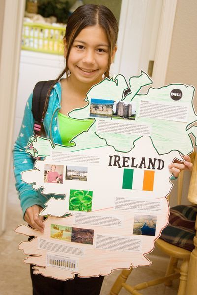 great idea. Country report on posterboard School Presentation Ideas, Geography Classroom, School Presentation, Country Poster, Geography Project, Geography For Kids, Geography Activities, 6th Grade Social Studies, Country Studies