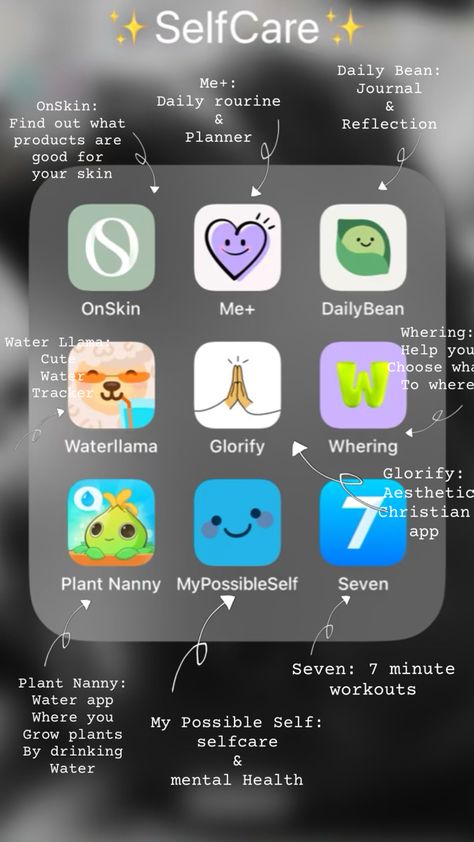 Selfcare Apps, Christian Apps, Aesthetic Apps Games, Suggested App, Aesthetic Selfcare, Morning Routine School, Ipad Essentials, Apps For Teens, Study Apps