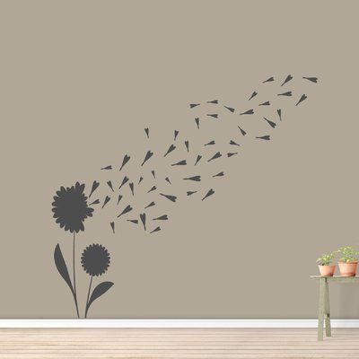 Dandelion Wall Decal, Name Wall Decals, Dream Wall, Room Color, Hand Painting Art, Vinyl Designs, Vinyl Wall Decals, Vinyl Wall, Textured Walls