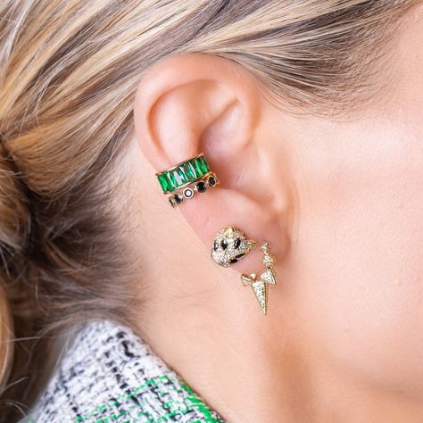 Melinda Maria Jewelry, Spike Hoop Earrings, Melinda Maria, Cute Ear Piercings, Spike Earrings, Helix Earrings, Ear Cuff Earings, Circle Earrings Studs, Tiny Studs