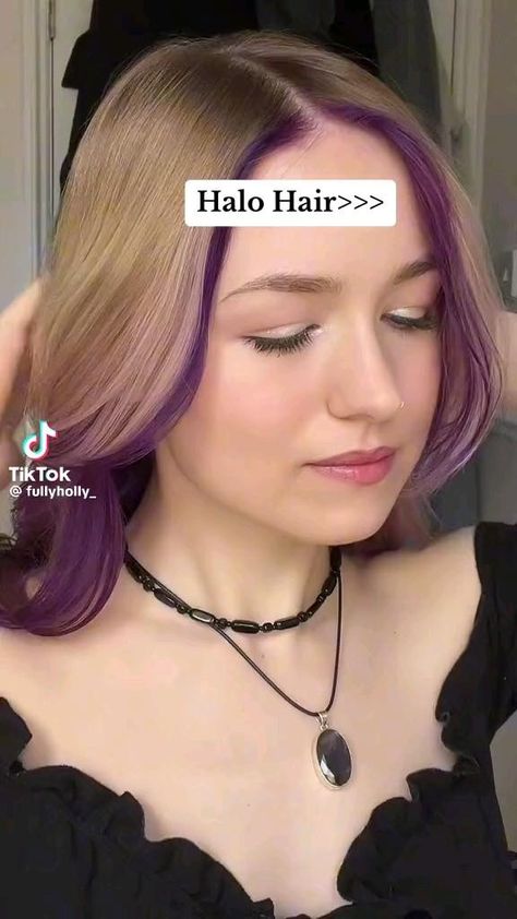 Hairstyles To Hide Bad Hair Color, Prom Hair Color Ideas, Crown Hair Dye Style, Hair Dyes For Short Hair, Ideas For Dyed Hair, Layered Colored Hair Dyes, Hair Dye Fade Colour, Lavender Bangs Hair, Crazy Hair Colors Ideas