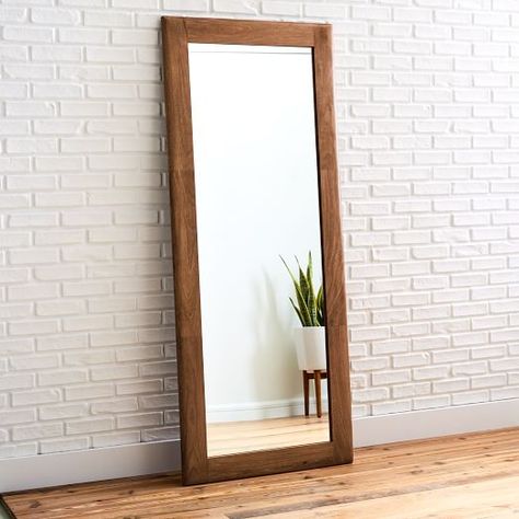 All Mirrors | West Elm Reclaimed Wood Floors, Long Mirror, Oversized Furniture, Wood Wall Mirror, Wooden Mirror, Mirror Tiles, Rectangle Mirror, Standing Mirror, Wood Mirror