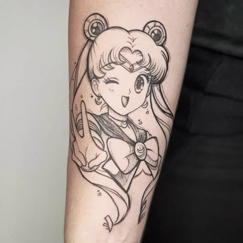 Sailor Moon Tattoo Ideas, Tattoo Sailor, Moon Tattoo Ideas, Sailor Tattoo, Sailor Moon Tattoo, Traditional Style Tattoo, Moon Tattoos, Type Tattoo, Tattoo Heart