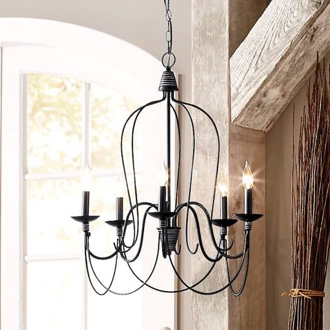 Bedroom Chandelier Ideas Farmhouse, French Country Farmhouse Decor Living Room, Farmhouse Table Chandelier, Modern Farmhouse Dining Room Chandelier, Farmhouse Chandelier Bedroom, Chandelier Bedroom Ideas, Modern Farmhouse Chandelier Dining Rooms, Black Chandelier Bedroom, Small Black Chandelier