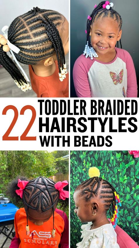 Braided hairstyles have long been a go-to for toddlersoffering a combination of practicality and style that parents love. Whether it’s keeping hair neat for school or adding a playful touch for special occasionstoddler braided hairstyles with beads are a fun and functional choice. In this articlewe’ve gathered 22 adorable toddler braided hairstyles with beadsshowcasing a range of styles from intricate cornrows to playful pigtails and elegant twists. Little White Girl Braided Hair Styles With Beads, Little Black Toddler Girl Braided Hairstyles With Beads, Toddler Girls Hairstyles Black Braids, Toddler Hairstyles Black Kids, Hairstyle For Toddler Girl Black, Beads In Hair Kids, Girls Braids With Beads, Braided Toddler Hairstyles, Kids Braided Ponytail Hairstyles