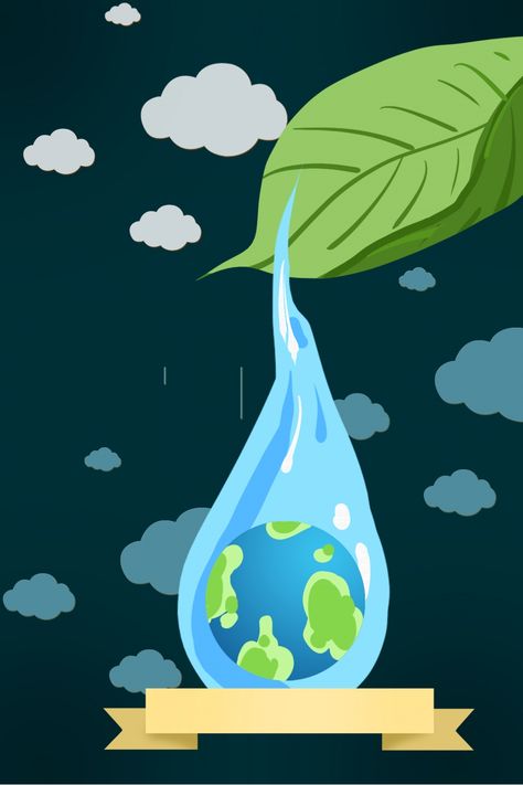 Water Conservation Protection Globe Poster Background Save Water Poster Creative Ideas, Water Conservation Poster, Save Water Drawing, تلوث المياه, Save Water Poster, Earth Logo, Protect Water, Background Psd, Earth Poster