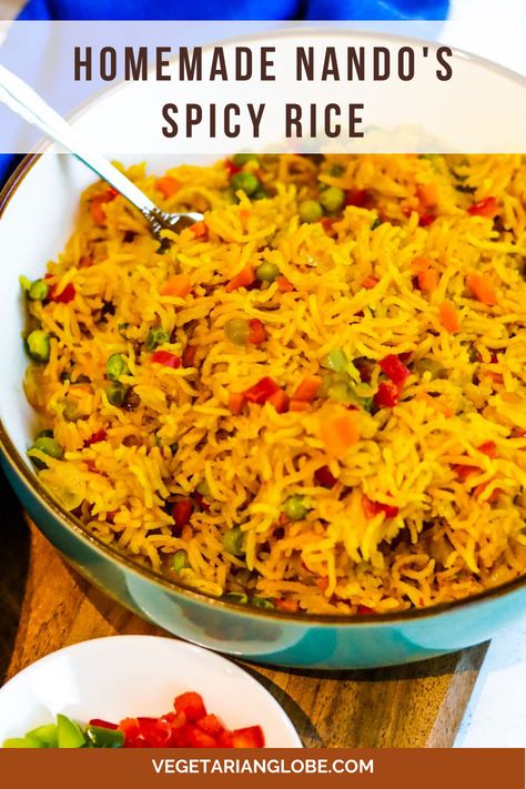 Nando’s Rice Recipe, Nando’s Spicy Rice, Indian Spicy Rice, Nando’s Spicy Rice Recipe, Nando’s Rice, Nandos Rice Recipes, Indian Vegetable Rice, Nando Rice, Savoury Rice Recipes Simple