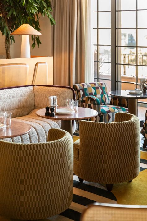 Soho House Rome hotel review | CN Traveller Soho House Membership, Soho Hotel, House Shelves, Hotel Indigo, Hotel Lounge, Soho House, Hotel Style, Dining Table Design, Hotel Decor