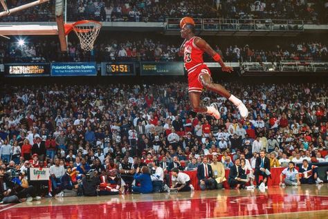 The 21 Greatest Moments in Sports History - Sports Retriever Nba Slam Dunk Contest, Adam Silver, Jordan Pictures, Michael Jordan Art, Dominique Wilkins, Michael Jordan Pictures, Catholic Memes, Michael Jordan Basketball, Michael Jordan 23