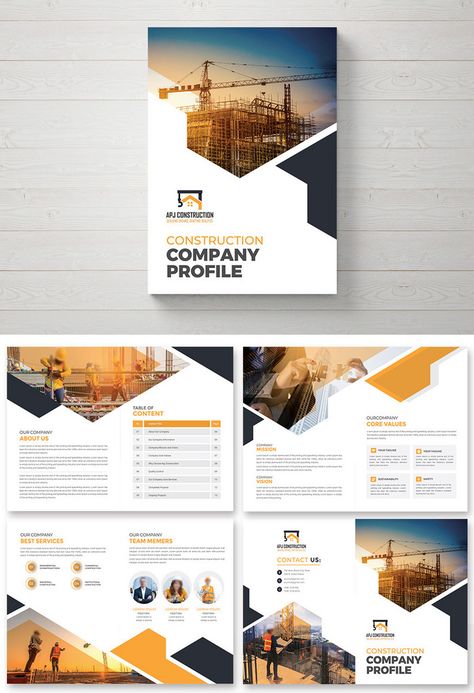 Construction Template Design, Construction Company Brochure Design, Construction Profile Design, Construction Company Portfolio, Construction Company Profile Template, Construction Ads Design, Company Profile Design Templates Free, Construction Brochure Design, Construction Company Profile Design