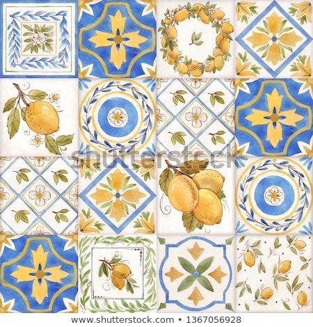 Plakat Design Inspiration, Kitchen Ceramic, Floral Wall Decals, Motif Art Deco, Flower Wall Decals, Tile Decals, 자수 디자인, Kitchen Tile, Square Pattern