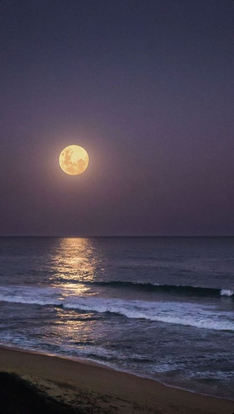 Abigail + Core + Aesthetic, View Of Nature, Moon Beach, The Moon Is Beautiful, Moon Pictures, Dark Paradise, Pretty Landscapes, Moon Photography, Best View