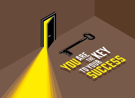 Path To Success Illustration, Door Illustration Design, Door Open Illustration, Door Graphic Design, Half Open Door, Door Illustration, Healthcare Ads, India Poster, Evil Eye Art