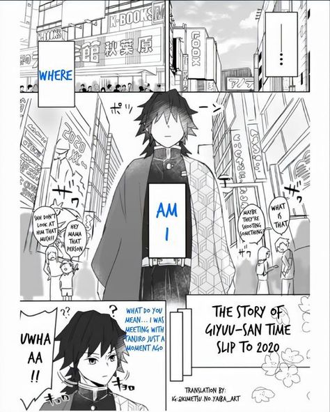 Kimetsu No Yaiba {Comics & Doujinshi's} |PT 5| ~English~ - Giyuu Time Slipped 2020 - Wattpad Persona 3 Portable, Assassins Creed Game, Creed Game, Anime Fanfiction, Perfect Husband, Tomioka Giyuu, Anime Memes Funny, Anime Crossover, Comic Artist