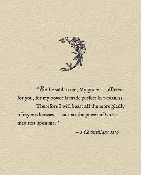 My Grace Is Sufficient, Ayat Alkitab, My Power, The Perfect Guy, My Savior, Verse Quotes, Scripture Quotes, Bible Inspiration, Bible Verses Quotes