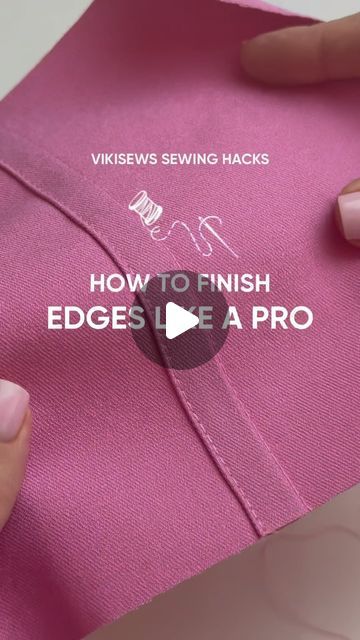 Last time, we shared how to sew a French seam as part of our #vikisews_sewinghacks series. Today we will show you another way how you can... | Instagram Flat Seams Sewing Tutorials, French Seams Tutorial, Professional Sewing Techniques, Sewing Basics Tutorials, Gather Stitch Sewing Machines, Flat Felt Seam, How To Apply Snaps To Fabric, How To Sew Two Pieces Of Fabric Together, French Seam Tutorial