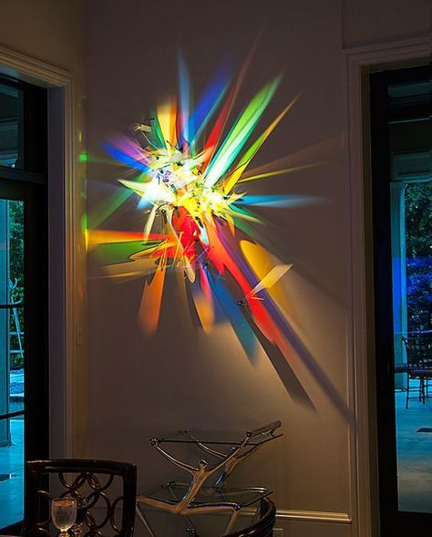 The Ten Year Itch Girlie Apartment, Street Room, Glass Art Installation, Wall Art Inspiration, Baddie Apartment, Baddie Apartment Ideas, Pinterest Room, Light Art Installation, زجاج ملون