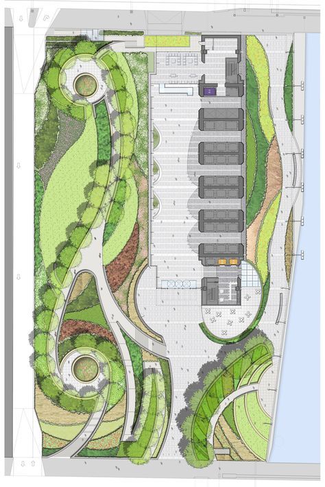 Site Plan Rendering, Parking Plan, Site Plan Drawing, Site Plan Design, Landscape Architecture Plan, Landscape Design Drawings, Landscape Architecture Drawing, Architecture Drawing Plan, Urban Landscape Design