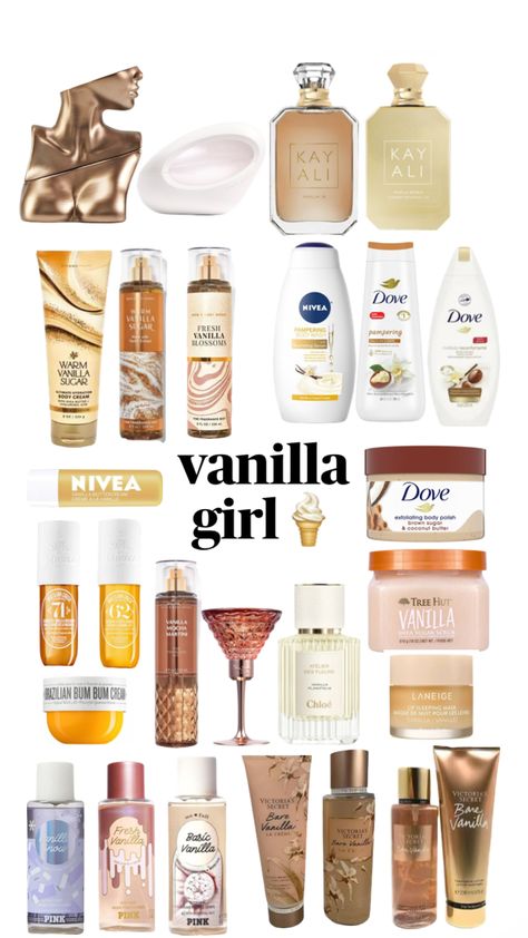 #vanilla #vanillagirl How To Smell Vanilla All Day, Vanilla Toiletries, Best Cheap Vanilla Perfume, Vanilla Coconut Scent Combo, Vanilla Body Care Products, Vanilla Coconut Scent, Vanilla Hair Care, Best Scent Combos Vanilla, Vanilla And Coconut Body Care