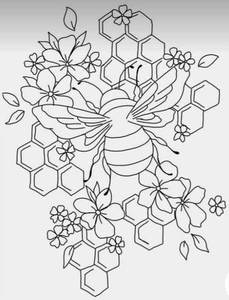 Burn Hats, Band Exercise, Bee Coloring Pages, Bee Drawing, Tattoo Design Book, Wood Burning Patterns, Coloring Book Art, Cute Coloring Pages, Bee Theme