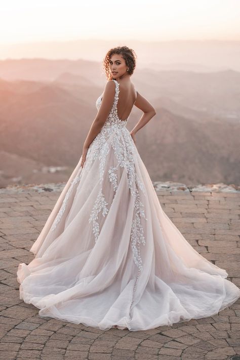 A1203 | Allure Bridals Alice Rose, Full Tulle Skirt, Timeless Wedding Dress, Allure Bridals, Bridal Ball Gown, Wedding Vision Board, Sleeveless Gown, Allure Bridal, Dresses Classy