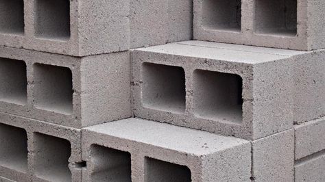 What is the weight of a cinder block? | Reference.com Cinder Block Paint, Vivekananda Wallpapers, Concrete Building Blocks, Making Raised Beds, Dulux Weathershield, Project Science, Limestone Block, Concrete Masonry Unit, Masonry Blocks