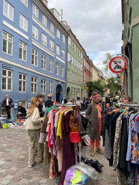 Copenhagen Market, Copenhagen Aesthetic, Copenhagen Travel, Copenhagen Style, Street Market, Photography Aesthetic, Gap Year, I Want To Travel, Samar