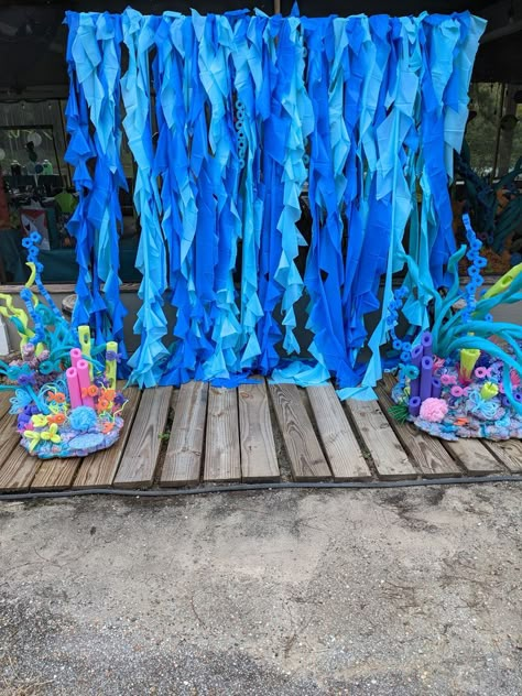 Vbs Under The Sea, Vbs Ocean Theme, Stitch Bday, Mermaid Float, Under The Sea Decor, Ocean Vbs, Sea Theme Party, Carnival Floats, Bridal Shower Colors