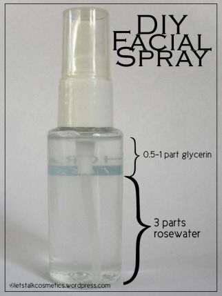 Facial Spray Diy, Diy Face Mist, Diy Makeup Setting Spray, Face Mist Spray, Spray Moisturizer, Diy Lotion, Natural Beauty Diy, Face Spray, Diy Skin Care Recipes