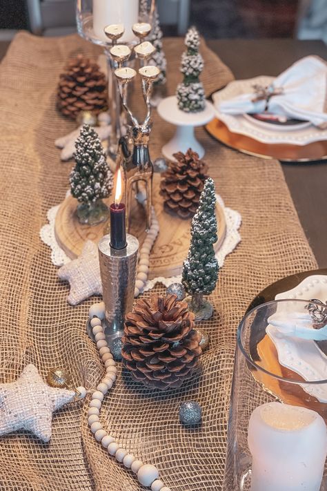 Boho Christmas Table 2023 Hessian Christmas Table, Boho Christmas Tablescape, Boho Christmas Table, Boho Christmas Party, Boho Christmas Decor, Xmas Table, Christmas Table Setting, Boho Christmas, Christmas Tablescapes