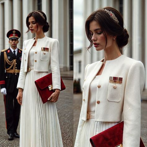 Royal Fashion Classy, Classy Timeless Outfits, Modern Royalty Aesthetic, Royal Style Fashion, Modern Royal Outfits, Modern Royalty Outfit, Royal Outfits Classy, Royalty Outfits, Modern Royalty