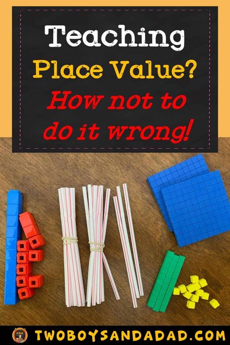 Teaching Place Value? How NOT to do it the Wrong Way! Place Value Math Games, Teach Place Value, Teaching Place Value, Place Value Poster, Place Value Game, Place Value Games, Teaching Place Values, Place Value Activities, Place Value Chart