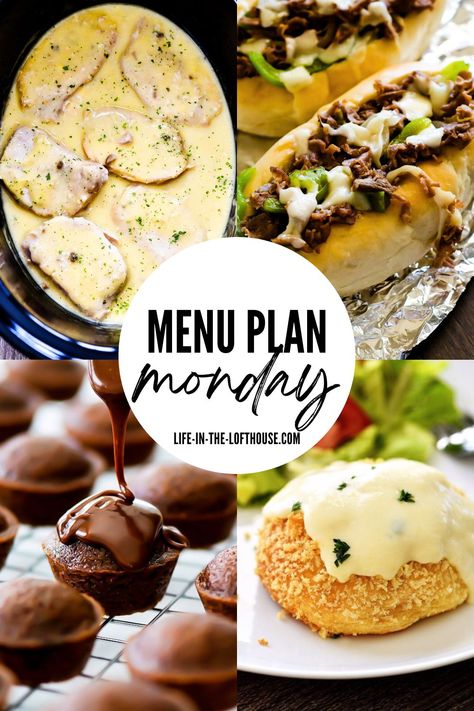 Menu Plan Monday #567 Life In The Lofthouse Recipes, Chicken Spinach Bake, Chicken Bacon Ranch Bake, Stuffing Bake, Life In The Lofthouse, Christmas Treat Ideas, Doritos Taco, Chicken Chimichangas, Best Green Bean Casserole