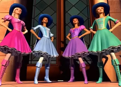 Barbie 3 Musketeers, Barbie Three Musketeers, Musketeer Costume, The 3 Musketeers, Barbie Cosplay, Barbie Film, Animated Women, Barbie And The Three Musketeers, Old Barbie