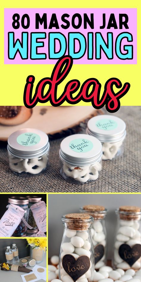 Mini Mason Jars Wedding Favors, Wedding Mason Jars Favors, Mason Jar Party Favors Wedding, Mason Jars Wedding Favors, Mason Jar Party Ideas, Party Favors In A Jar, Mason Jar Bridal Shower Favors, Inexpensive Wedding Favors Diy Homemade, Bridal Shower Favors For Guests Diy